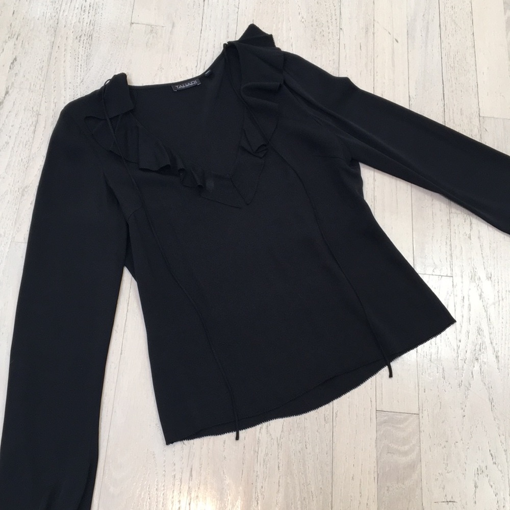 Tahari silk blouse
